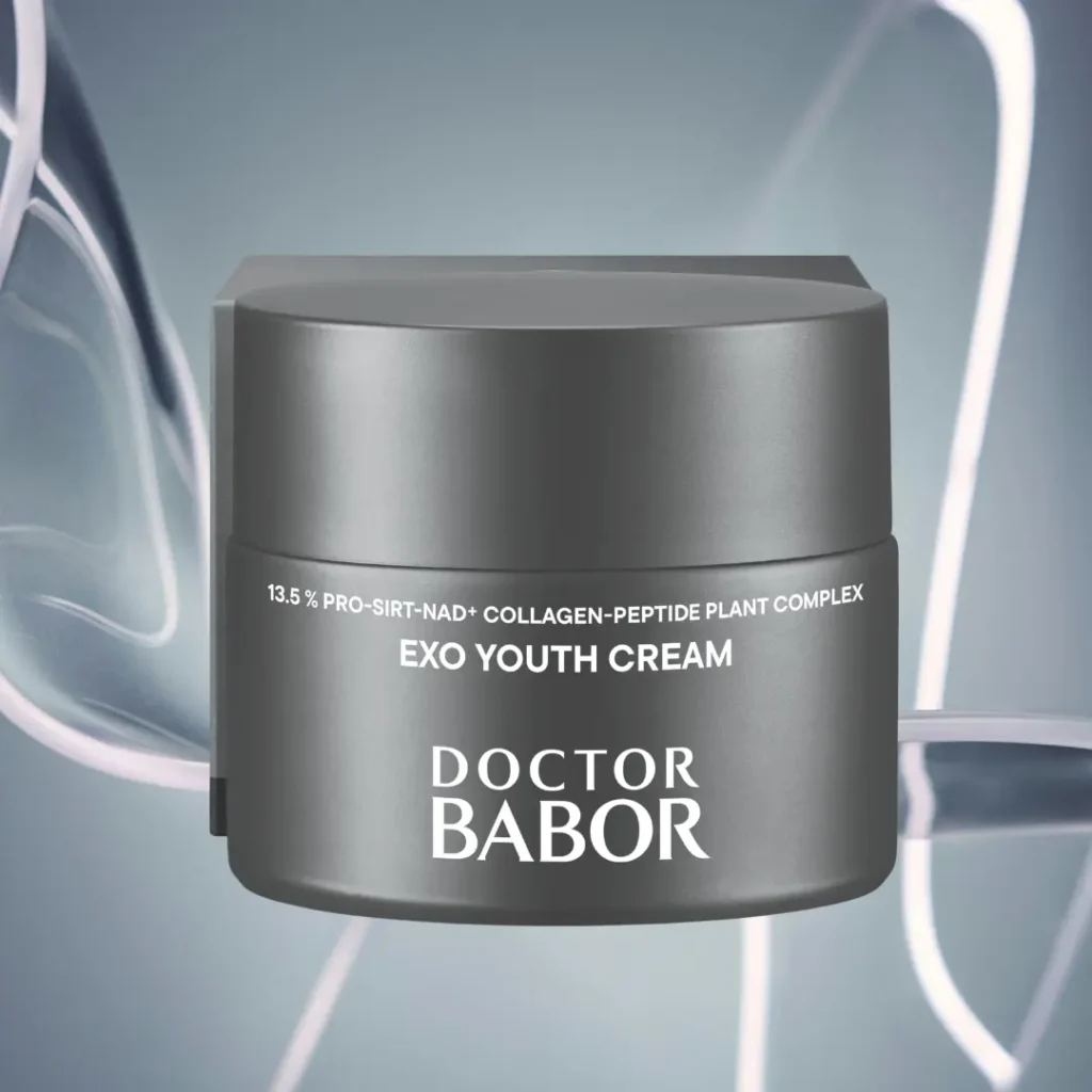 Crema facial rejuvenecedora BABOR Doctor Babor Pro Exo Youth Cream con exosomas, péptidos de colágeno y escualano para piel firme y luminosa en Estética Ito.