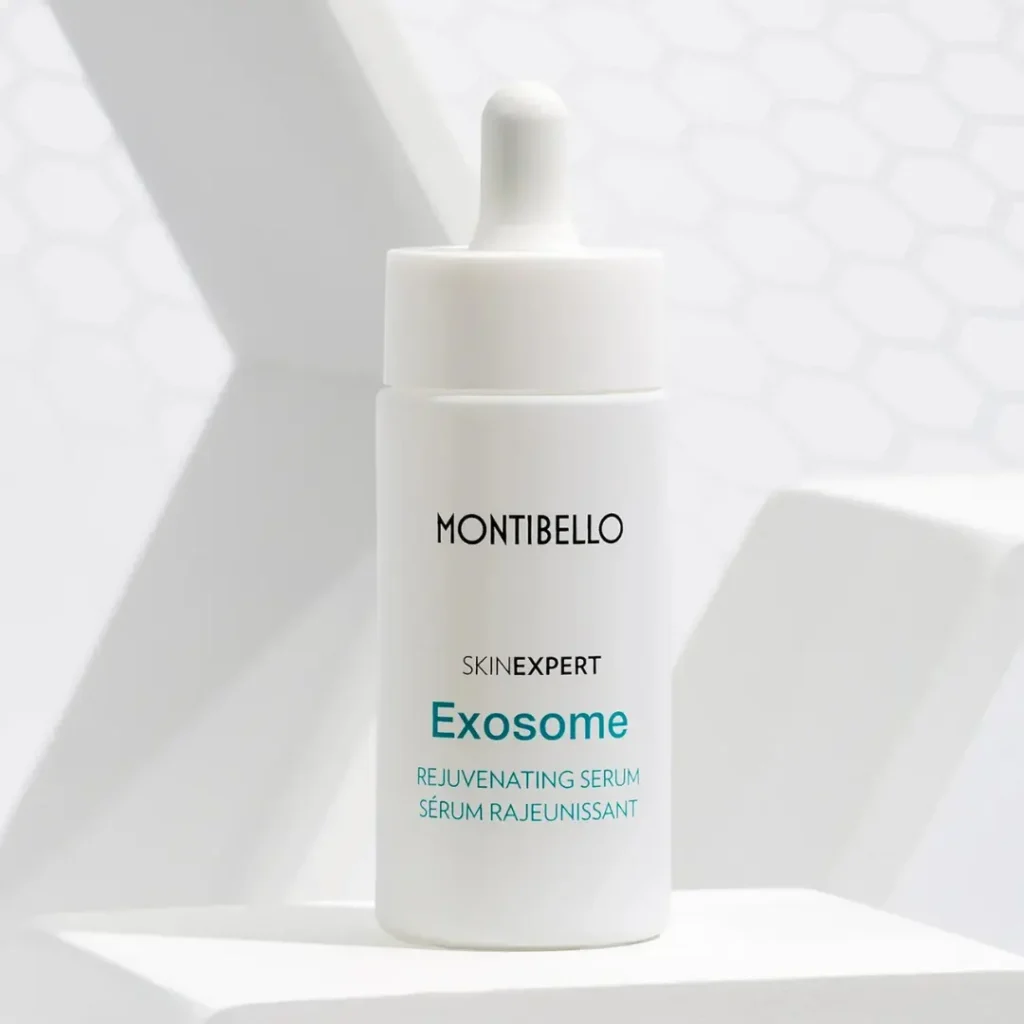 Sérum facial rejuvenecedor Montibello Skin Expert con exosomas, niacinamida y ácido hialurónico para piel hidratada y uniforme en Estética Ito.