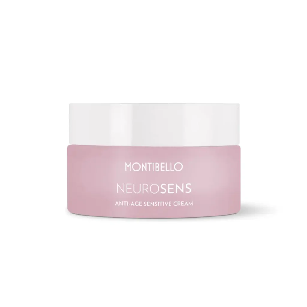 Crema antiedad Montibello Neurosens para piel sensible y seca, tratamiento facial calmante antirojeces en Estética Ito.