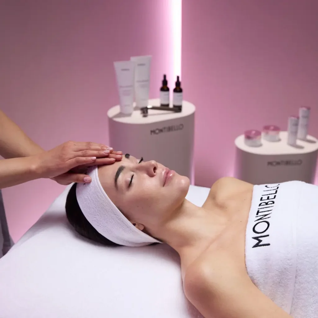 Tratamiento facial Prolagenist Collagen Atelier de Montibello en Estética Ito para firmeza, colágeno, arrugas, óvalo facial e hidratación.